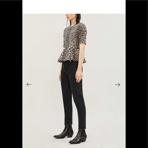 NWOT Moussy BLK MV ANDREWS TAPERED HW JEAN Size 27